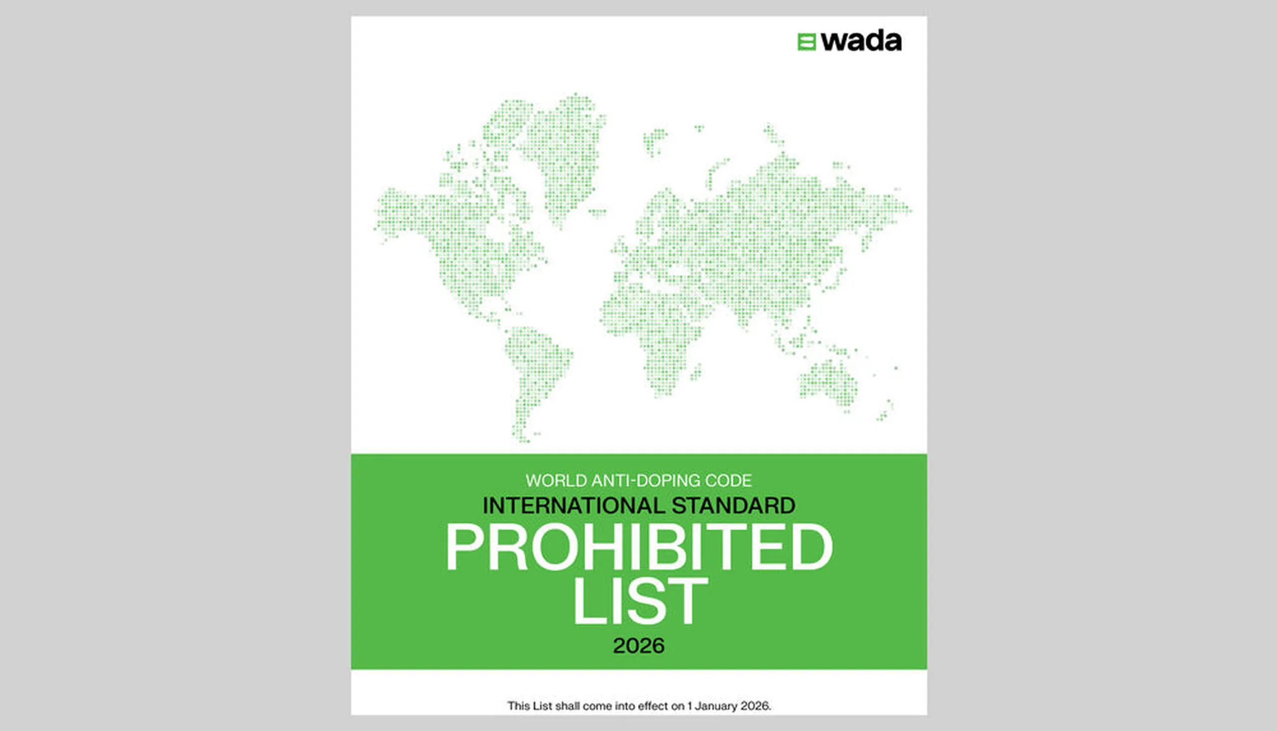 Wada listen 2026