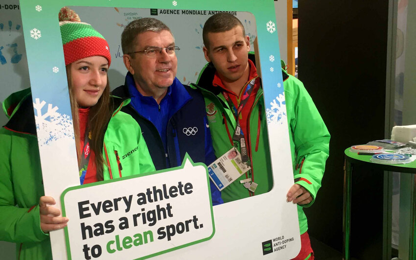 Ioc presidenten pa antidopingstand3